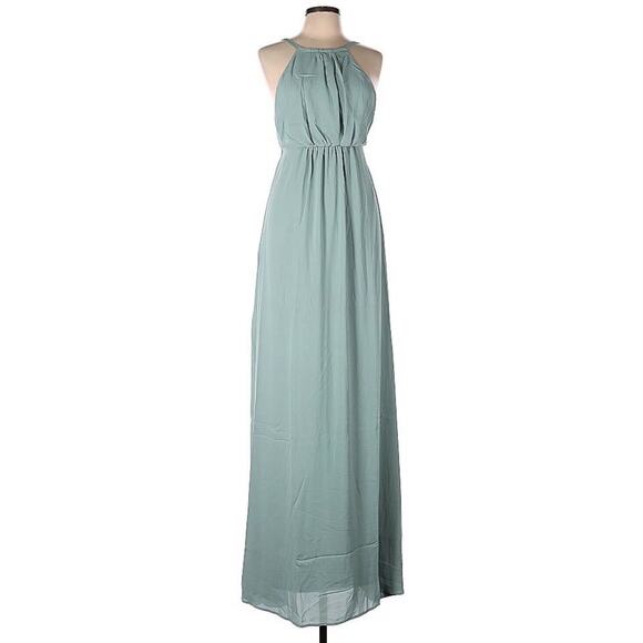 NWT Show Me Your Mumu Sage Green Chiffon Flowy Cocktail Dress Sz Large - Picture 1 of 2